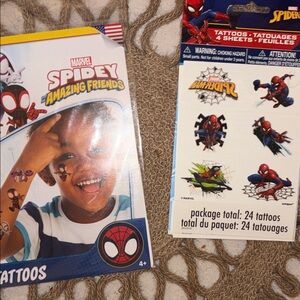 Marvel Spidey Amazing Friends Tattoo Set  Spider-Man